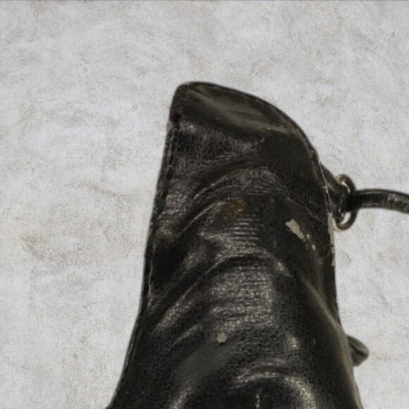 COLIN STUART -- Black Lace-Up Stiletto Heels, Ultra High, Platform, Rarely Worn - Picture 9 of 9